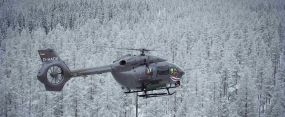 FZ |  Thales Belgium SA – Rockets 70mm (2.75”) : Airbus Helicopters H145M test fires Thales’ Laser Guided Rockets FZ275 LGR